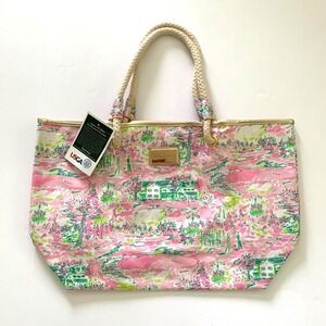 NWT RARE Lilly Pulitzer x US Open Golf 2013 Merion Shoreline Tote Bag USGA